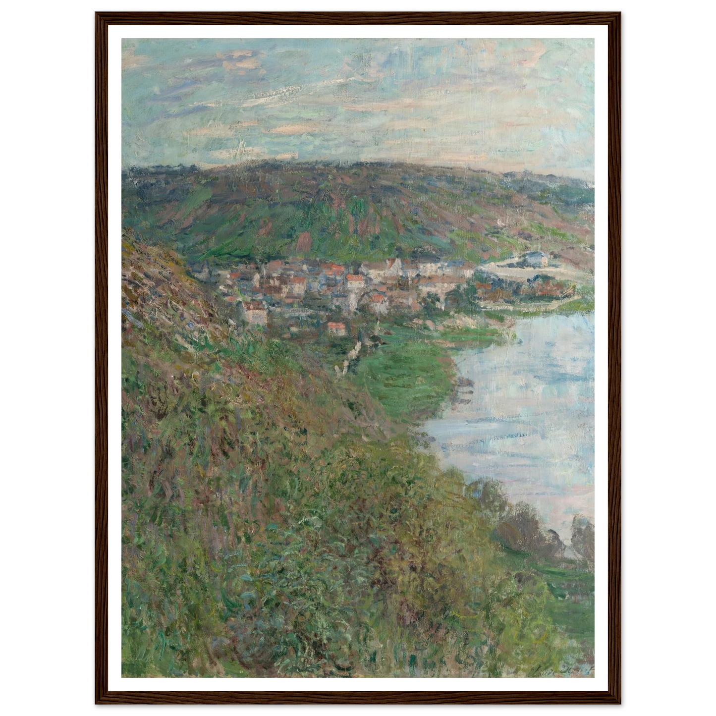 View of Vétheuil (1880) Art Print | Claude Monet-Quipham Collections