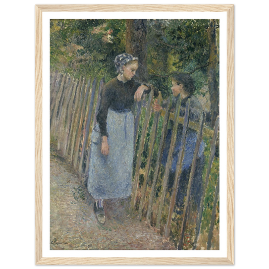 Conversation Art Print | Camille Pissarro-Quipham Collections