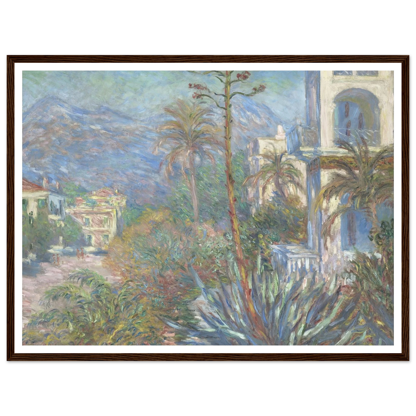 Villas at Bordighera (1884) Art Print | Claude Monet-Quipham Collections