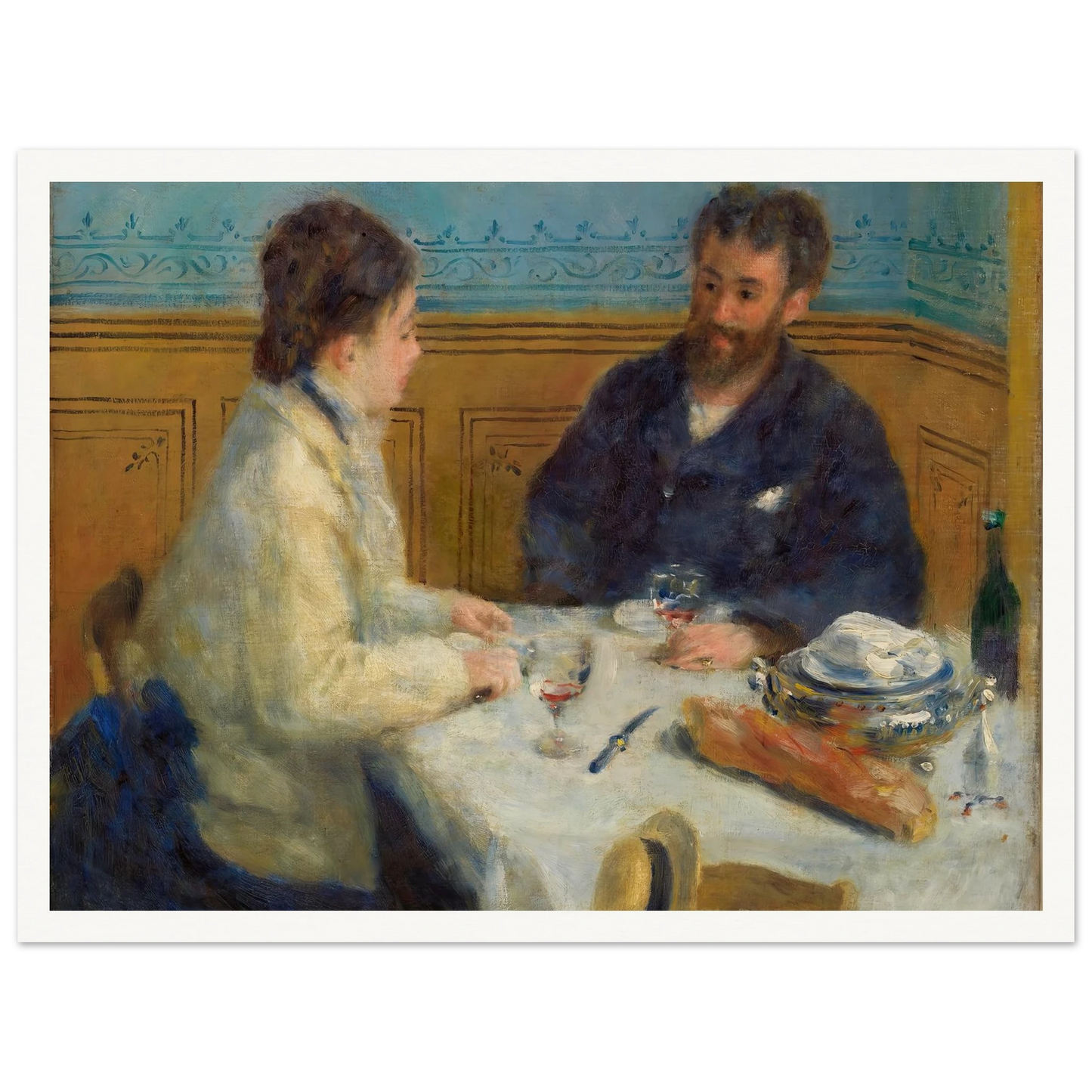 Luncheon (Le Déjeuner) (1875) Art Print | Pierre Auguste Renoir-Quipham Collections