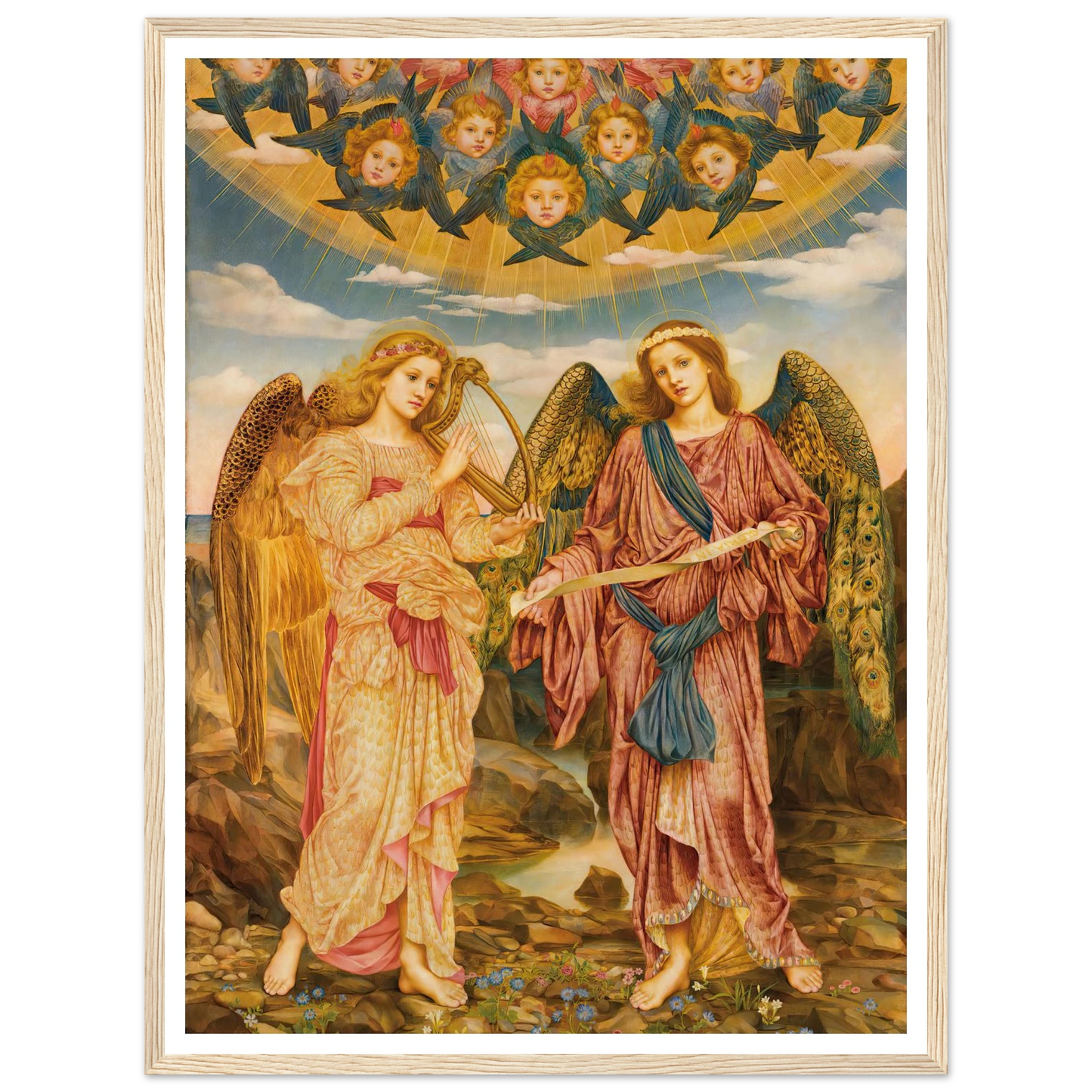 Gloria in Excelsis (1893) Art Print | Evelyn de Morgan-Quipham Collections