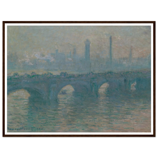 Waterloo Bridge, Gray Weather (1900) Art Print | Claude Monet-Quipham Collections