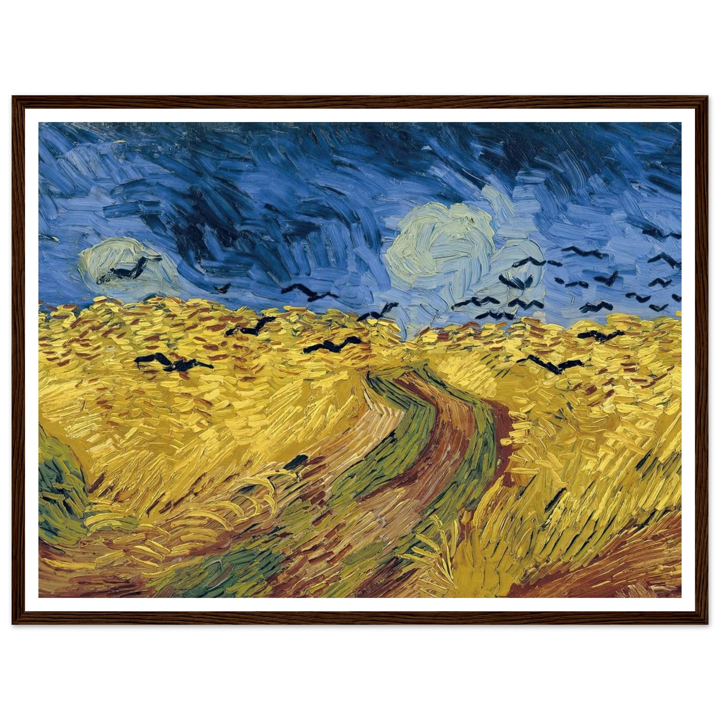 Wheatfield with Crows (1890) Art Print | Vincent van Gogh-Quipham Collections