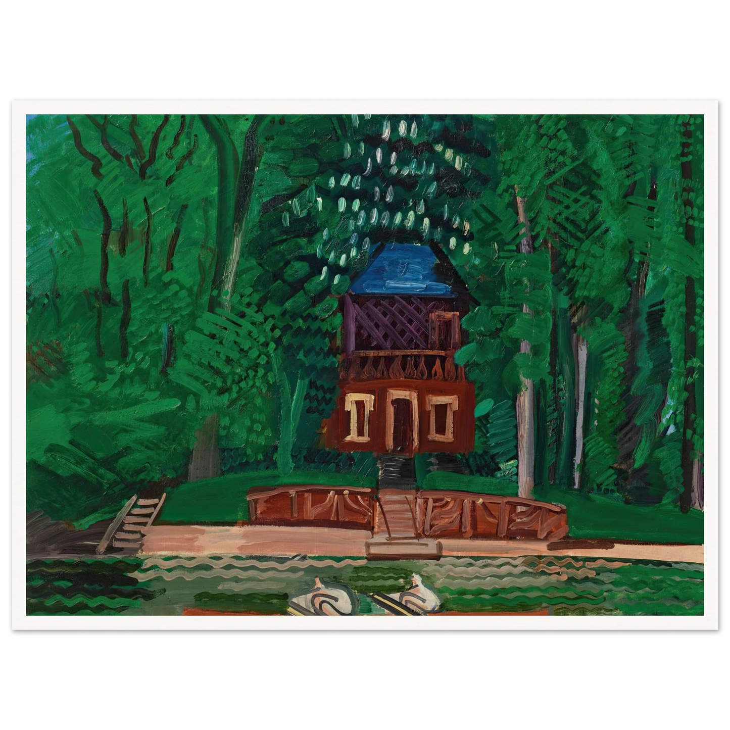 Les canotiers sur la Marne (circa 1922-1925) Art Print | Raoul Dufy-Quipham Collections