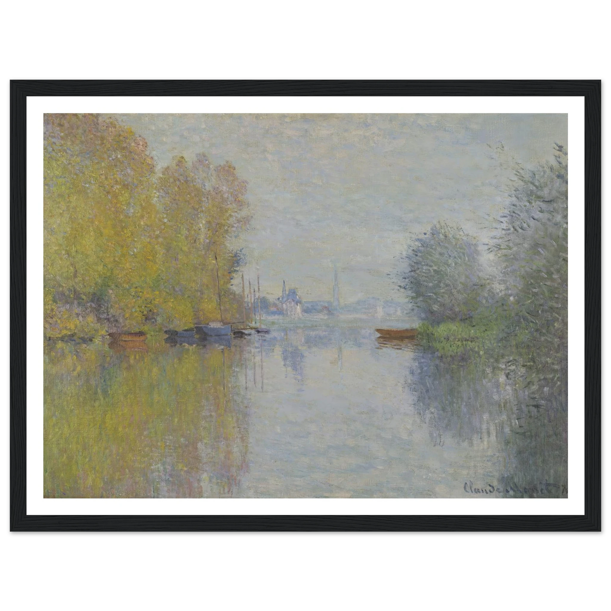 Autumn on the Seine, Argenteuil (1873) Art Print | Claude Monet-Quipham Collections