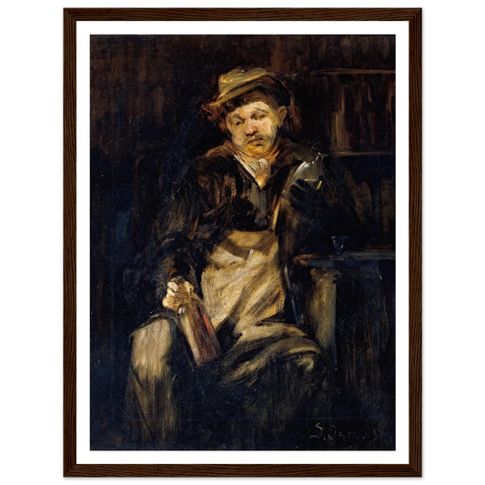 Der Trinker Art Print | Jozef Israels-Quipham Collections