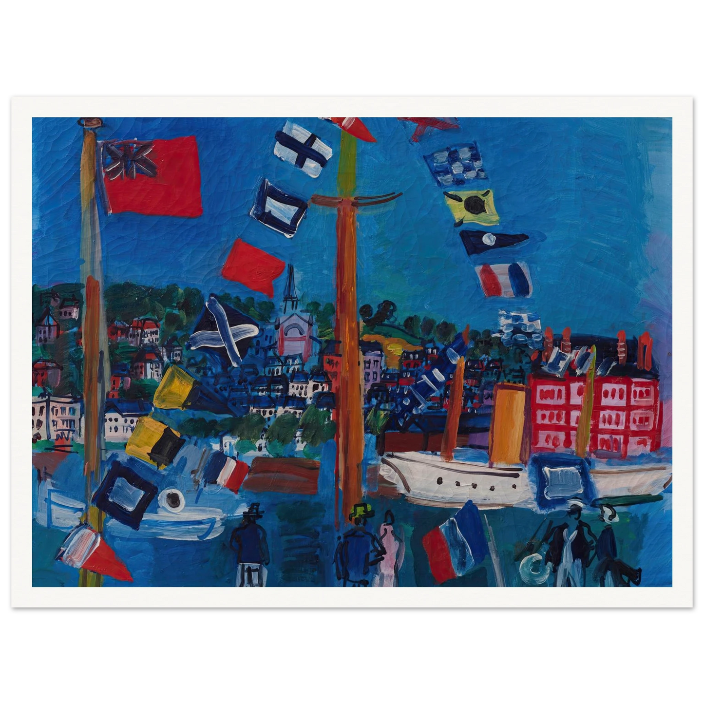 Le bassin à Deauville (1929) Art Print | Raoul Dufy-Quipham Collections
