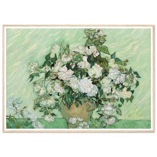 Roses (1890) Art Print | Vincent van Gogh-Quipham Collections