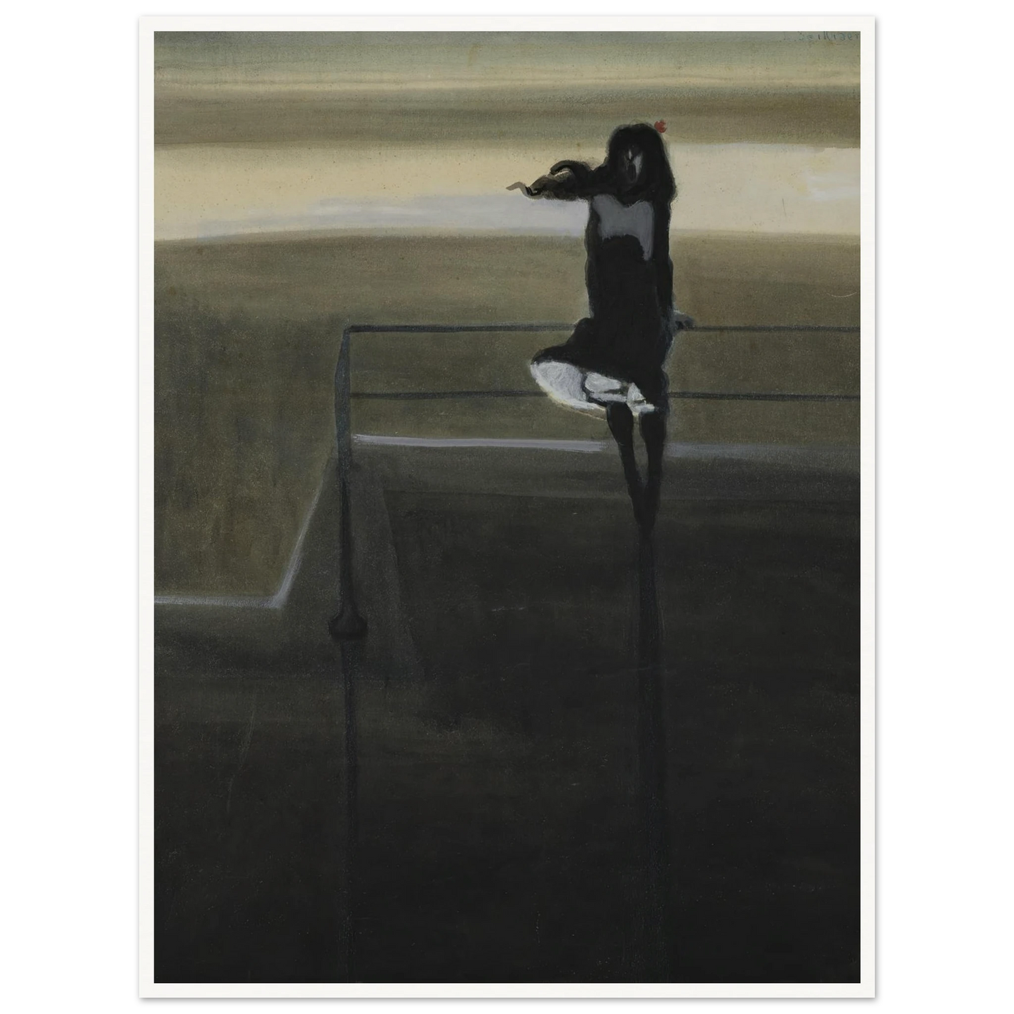 The gust of wind (1904) Art Print | Leon Spilliaert-Quipham Collections