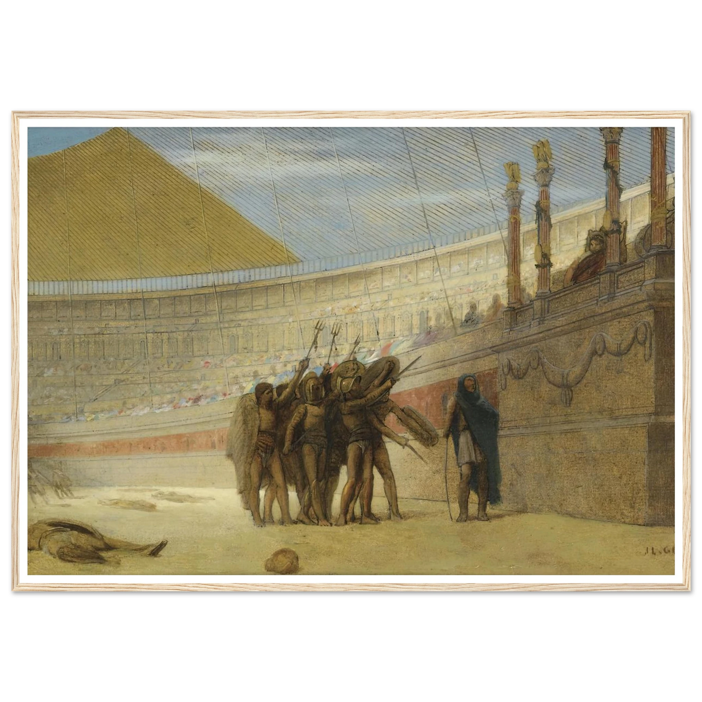Ave Caesar, morituri te salutant Art Print | Jean Leon Gerome-Quipham Collections