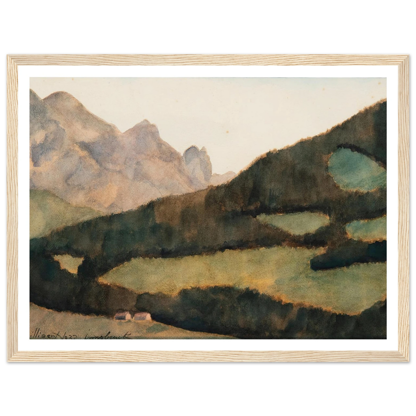 Paysage d’Innsbruck (1932) Art Print | Leon Spilliaert-Quipham Collections