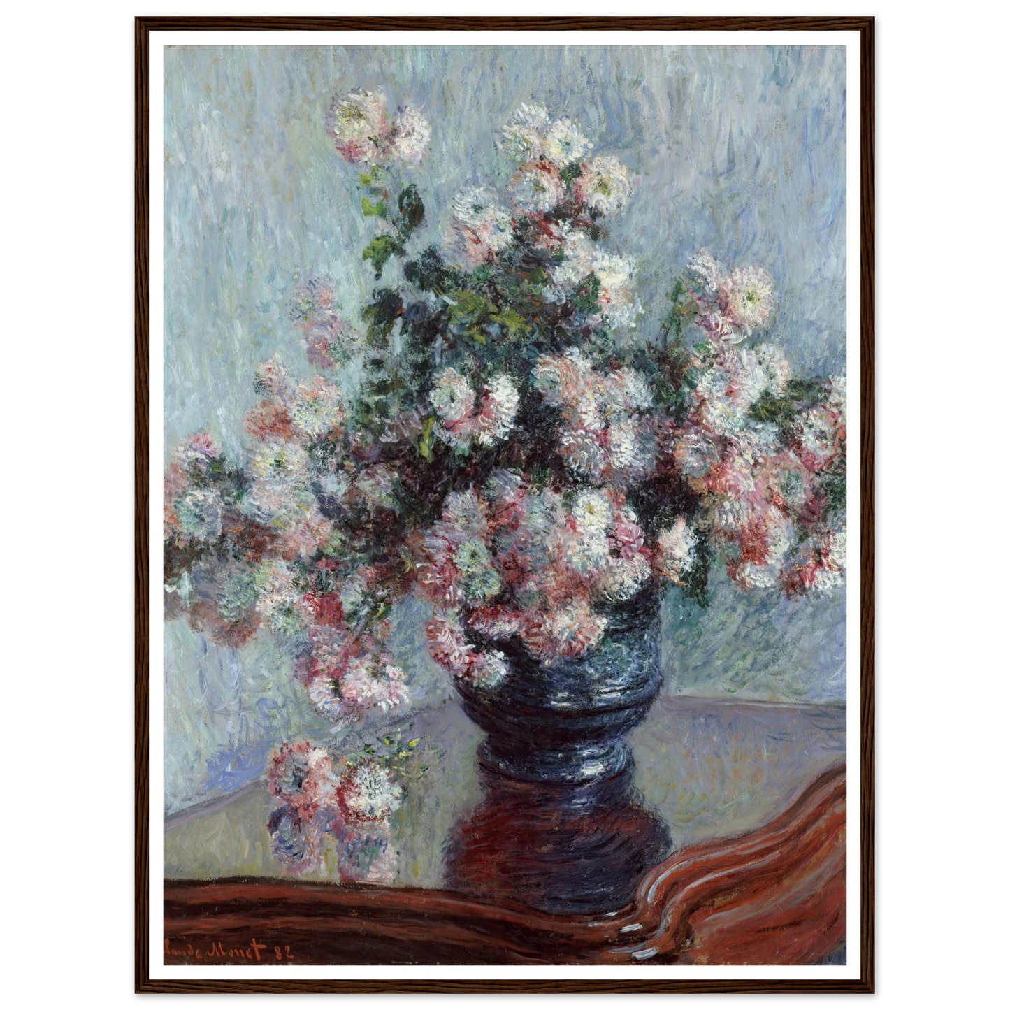 Chrysanthemums (1882) Art Print | Claude Monet-Quipham Collections