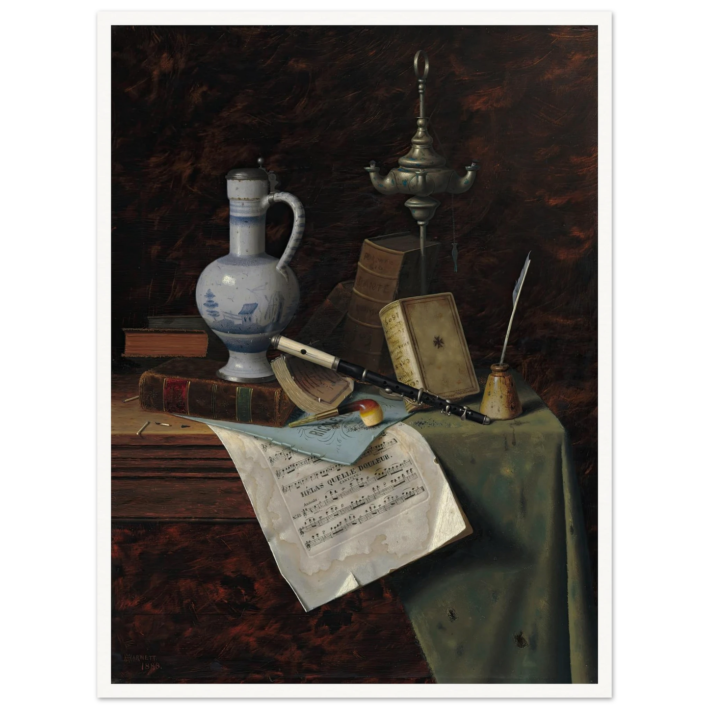 My Gems (1888) Art Print | William Michael Harnett-Quipham Collections