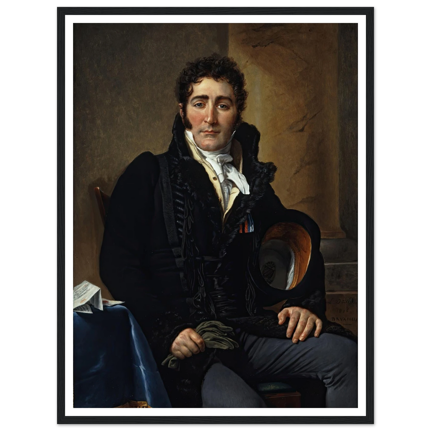 Portrait of the Comte de Turenne (1816) Art Print | Jacques Louis David-Quipham Collections
