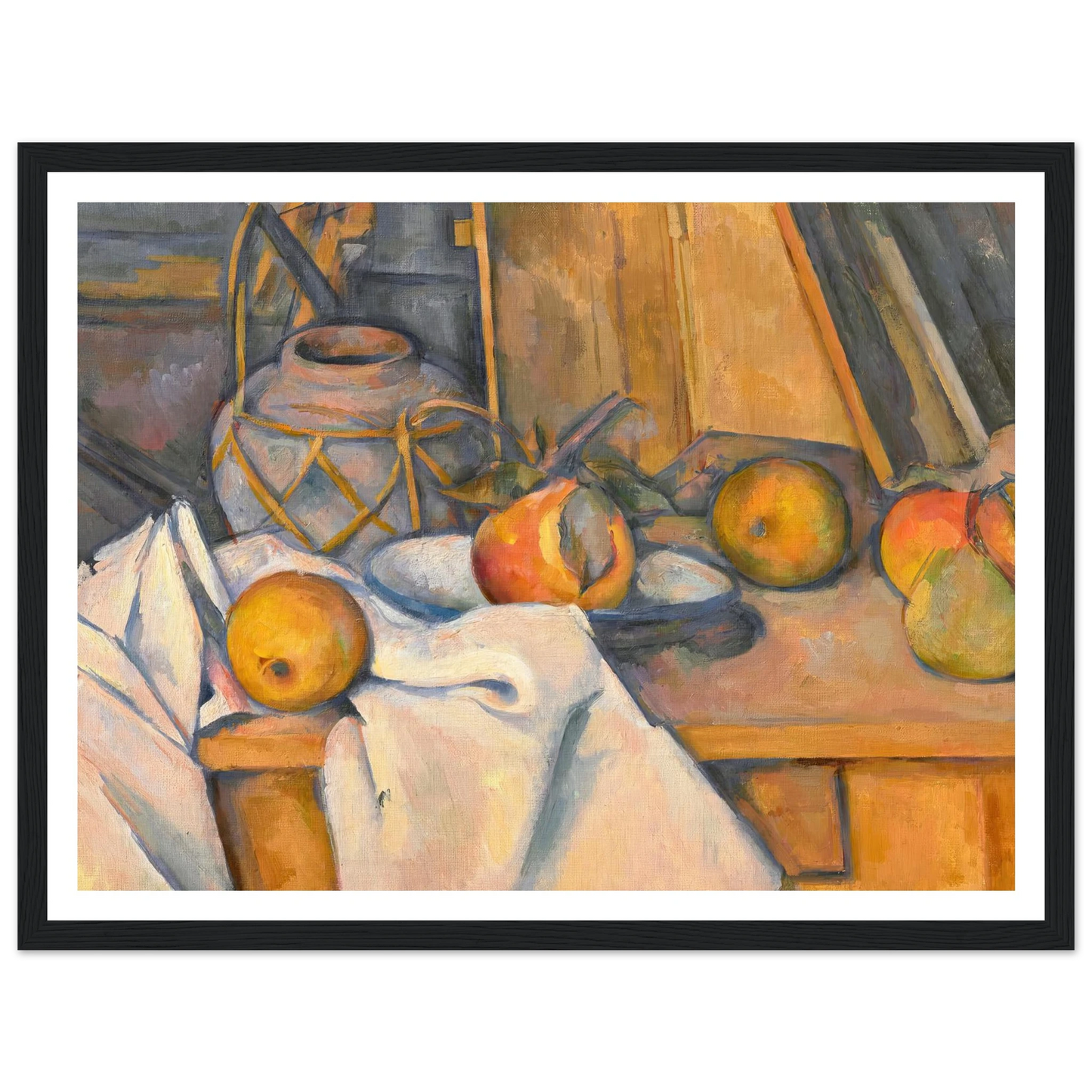 Fruits et pot de gingembre (1890-1893) Art Print | Paul Cezanne-Quipham Collections