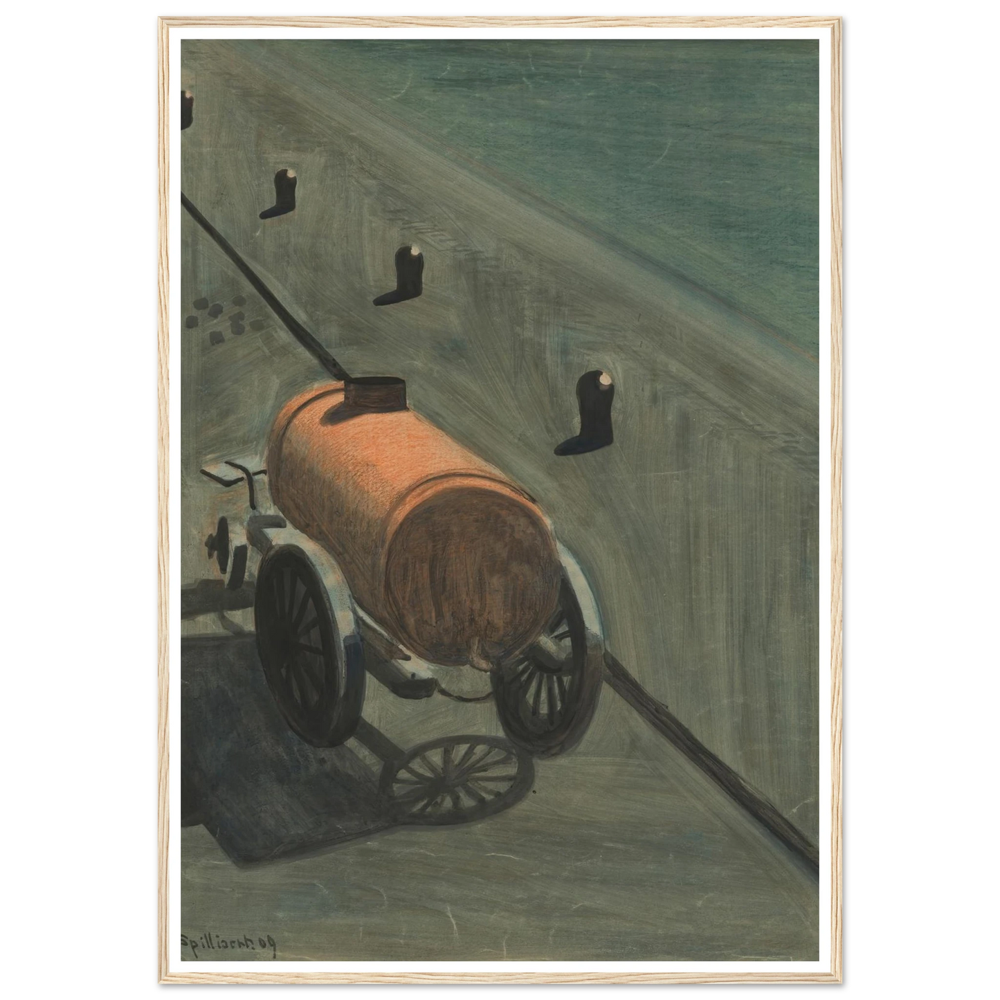 De waterkar (1909) Art Print | Leon Spilliaert-Quipham Collections