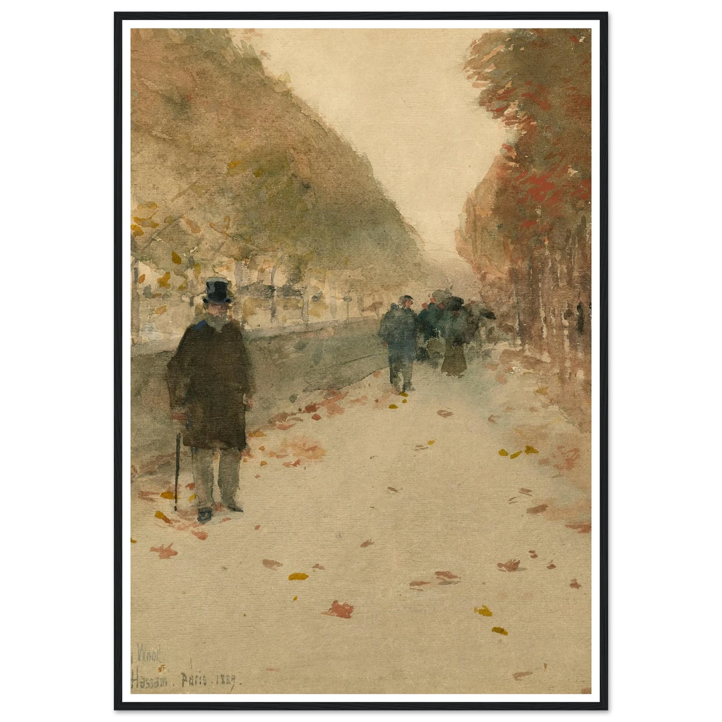 Quai du Louvre (1889) Art Print | Childe Hassam-Quipham Collections