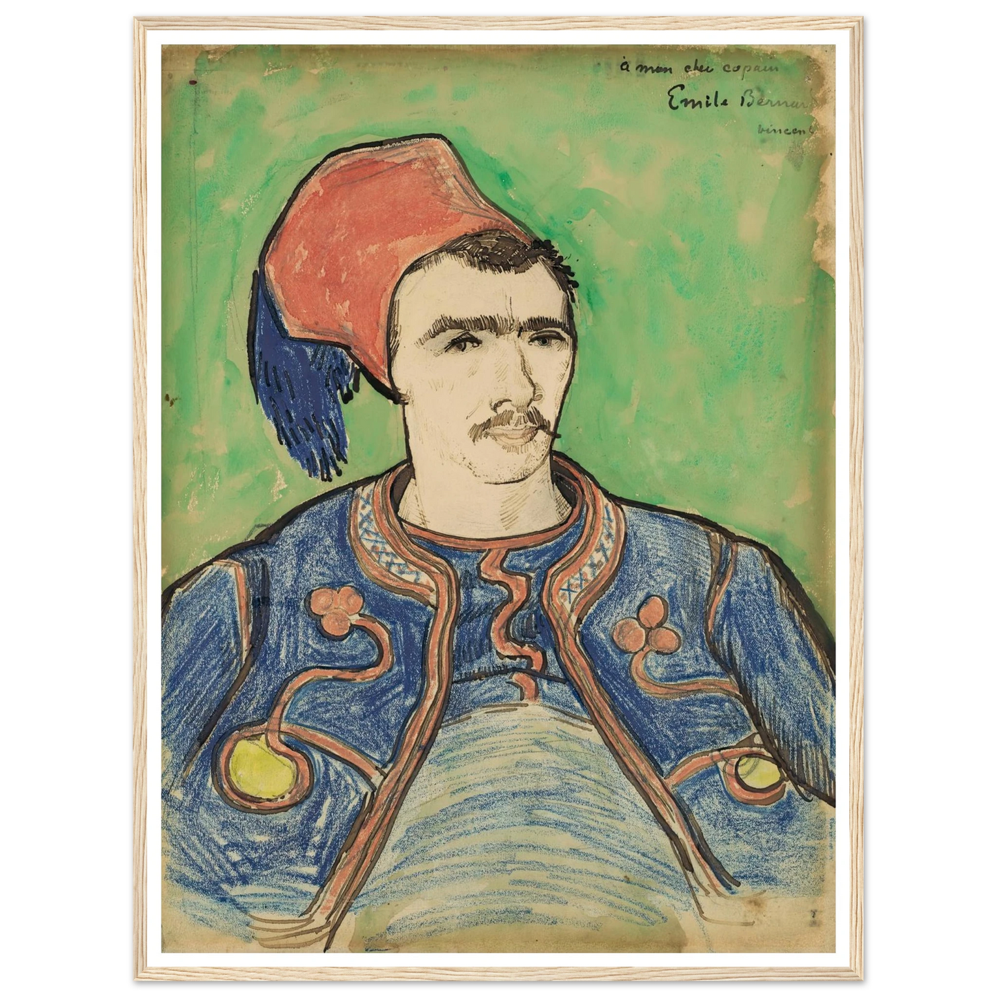 The Zouave (1888) Art Print | Vincent van Gogh-Quipham Collections