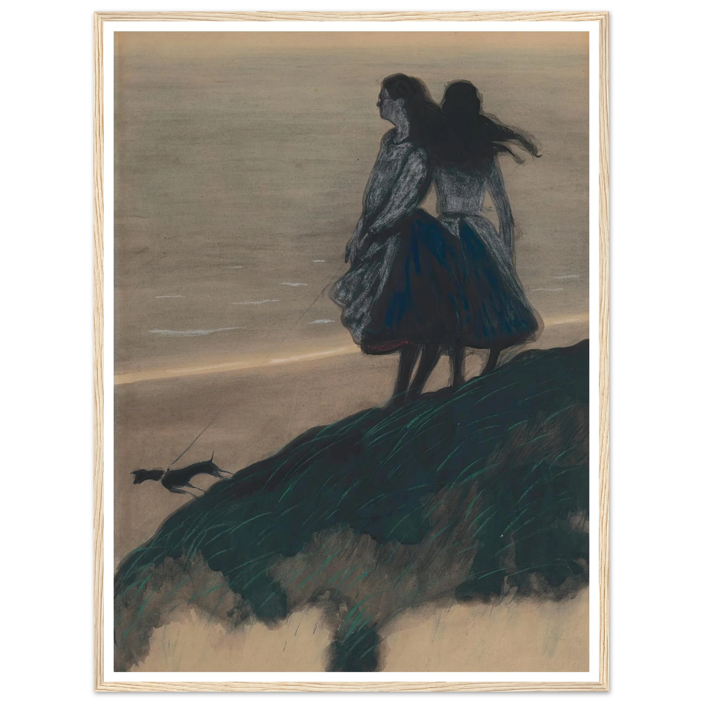 Girls on a Dune Art Print | Leon Spilliaert-Quipham Collections