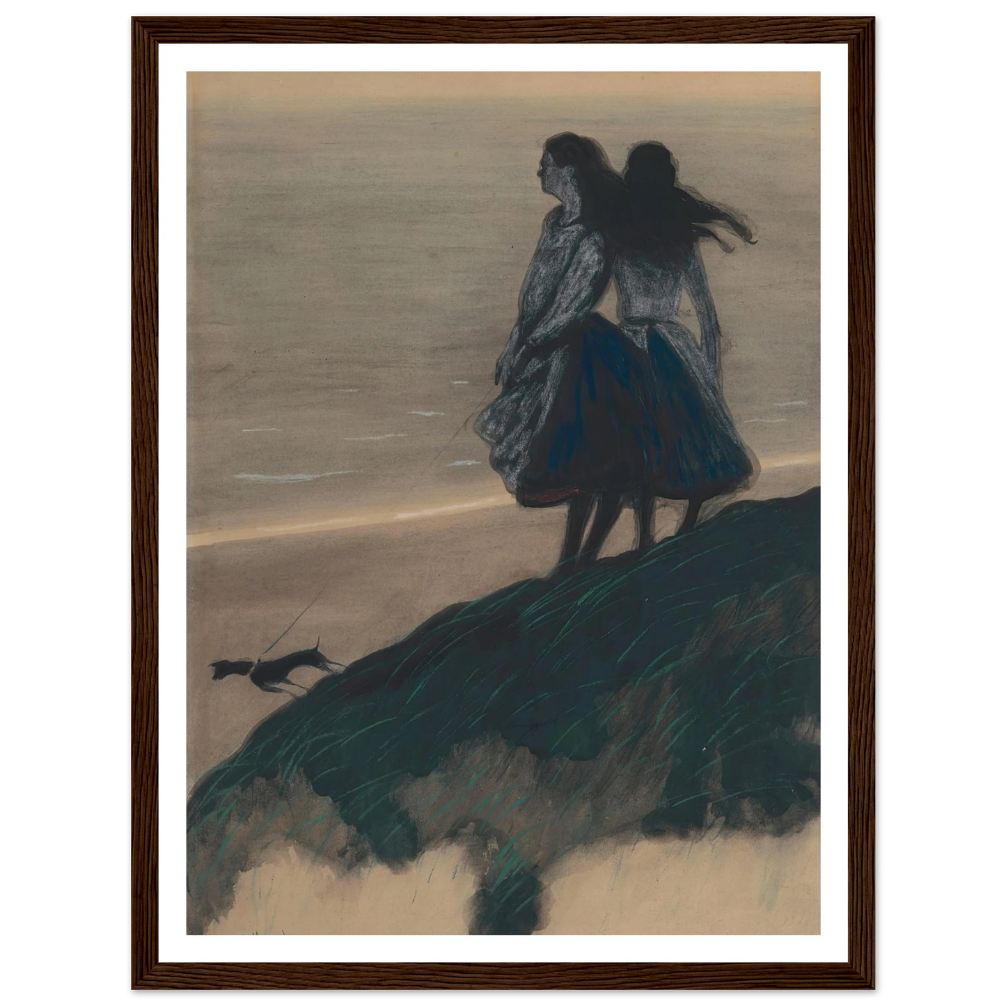 Girls on a Dune Art Print | Leon Spilliaert-Quipham Collections