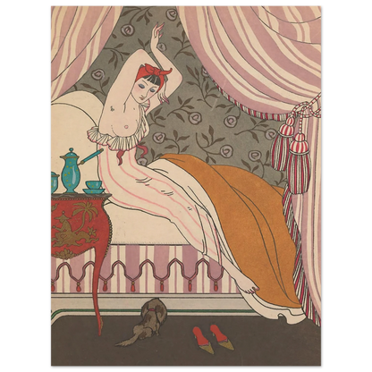 La Belle Matineuse (1914) Art Print | George Barbier-Quipham Collections