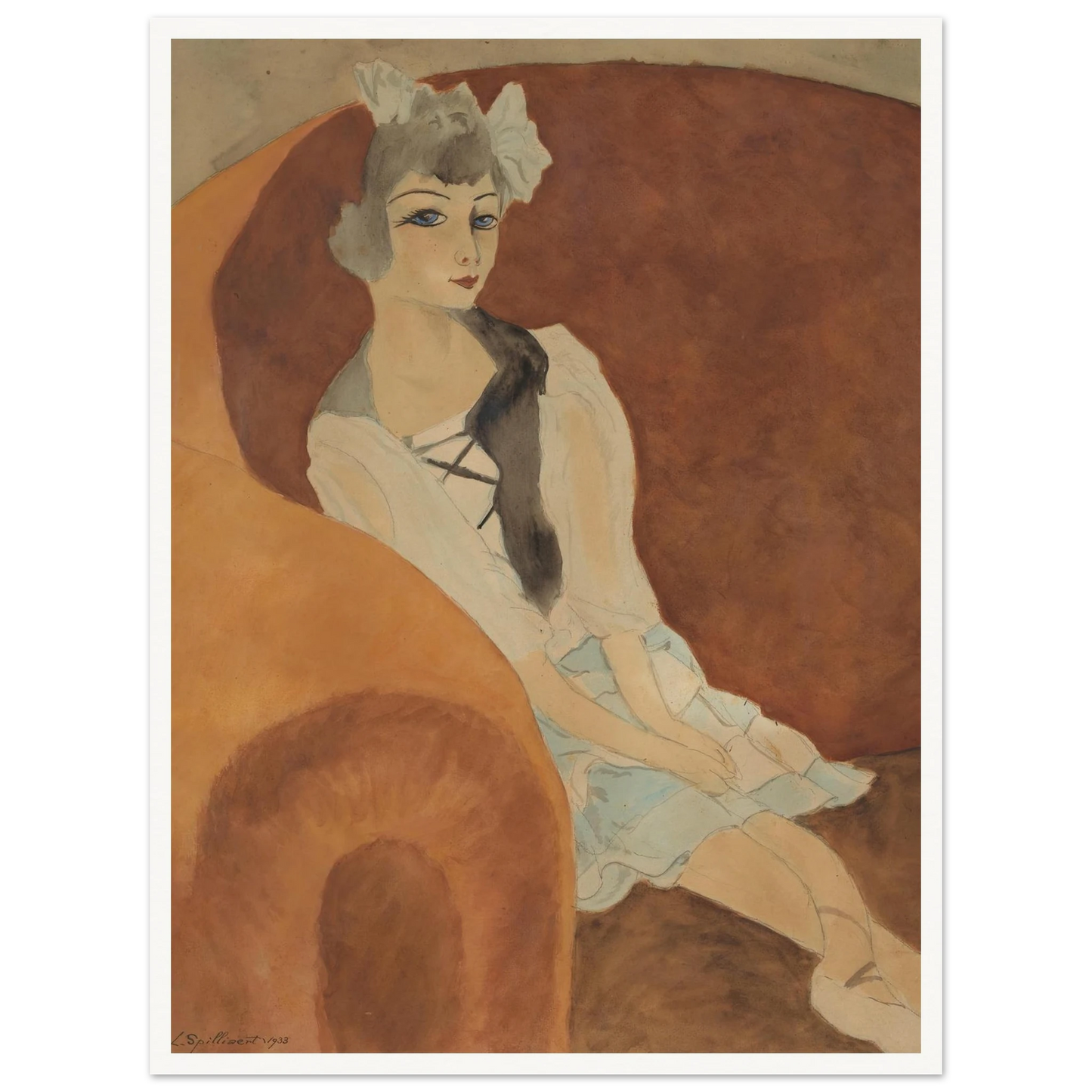 Pop in zetel (1933) Art Print | Leon Spilliaert-Quipham Collections