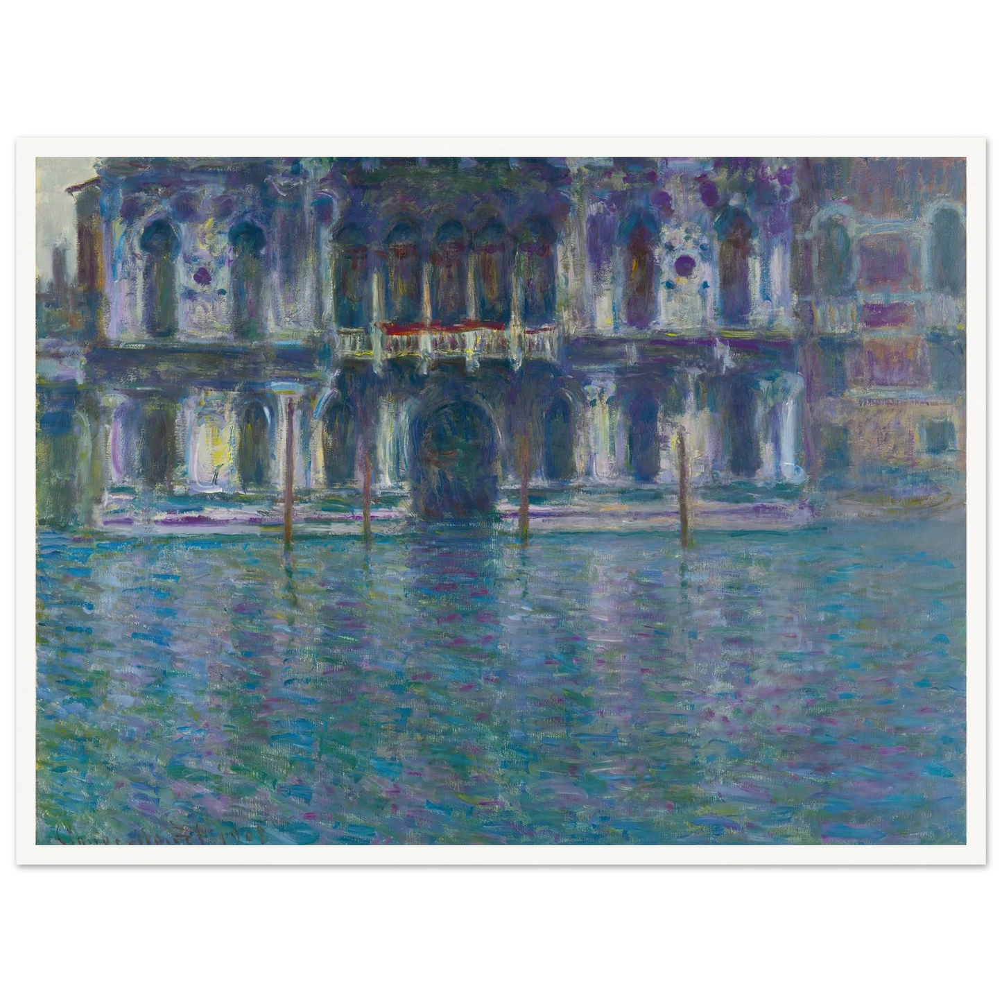 Le Palais Contarini (1908) Art Print | Claude Monet-Quipham Collections