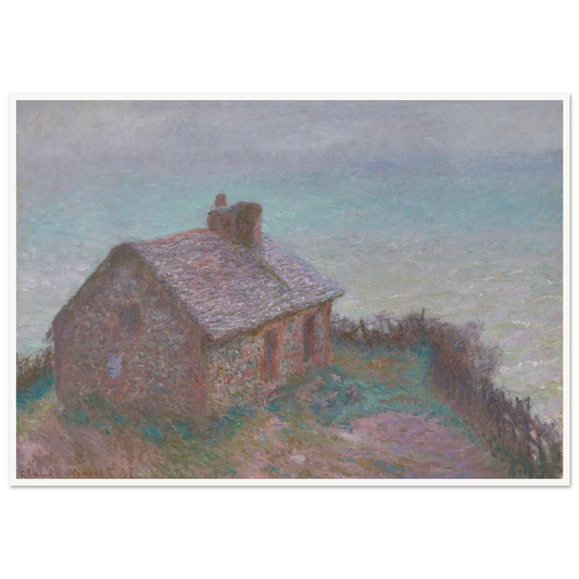 The Customs House at Varengeville (1897) Art Print | Claude Monet-Quipham Collections