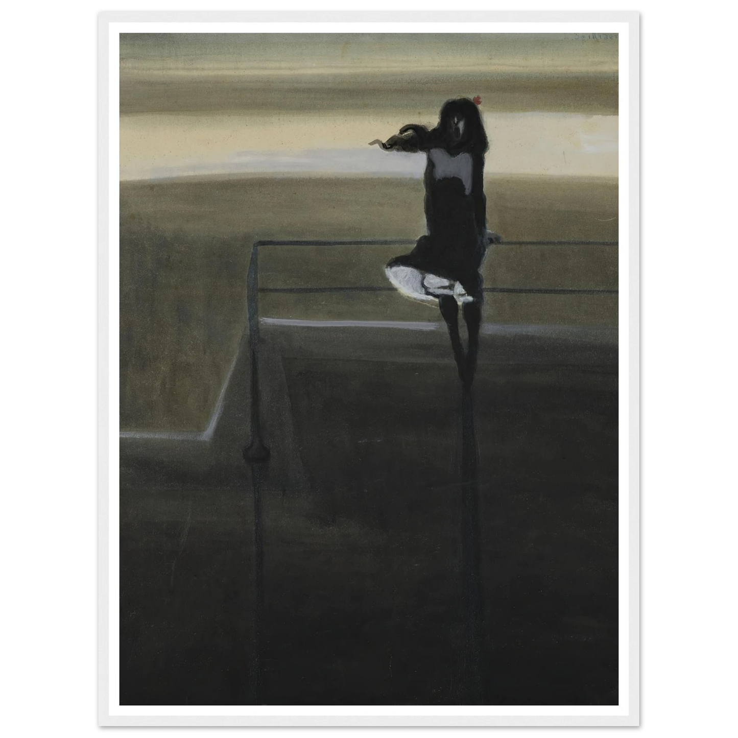 The gust of wind (1904) Art Print | Leon Spilliaert-Quipham Collections