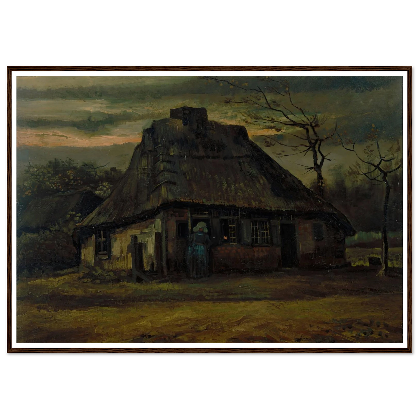 The cottage (1885) Art Print | Vincent van Gogh-Quipham Collections