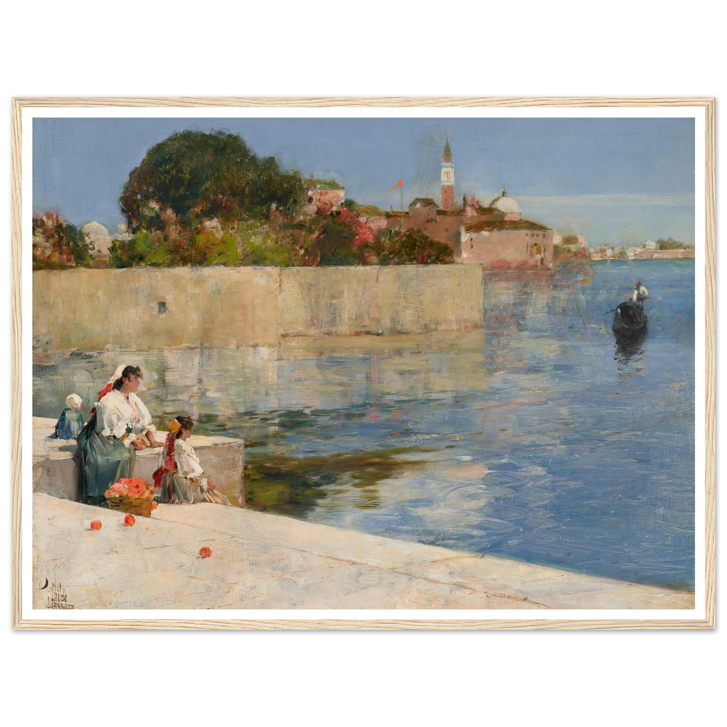 View of Venice (circa 1883) Art Print | Childe Hassam-Quipham Collections