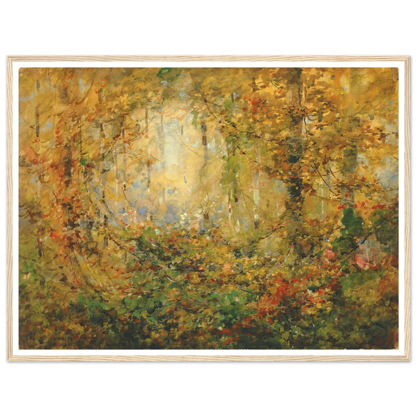 Autumn Tangle (1920) Art Print | William Henry Holmes-Quipham Collections