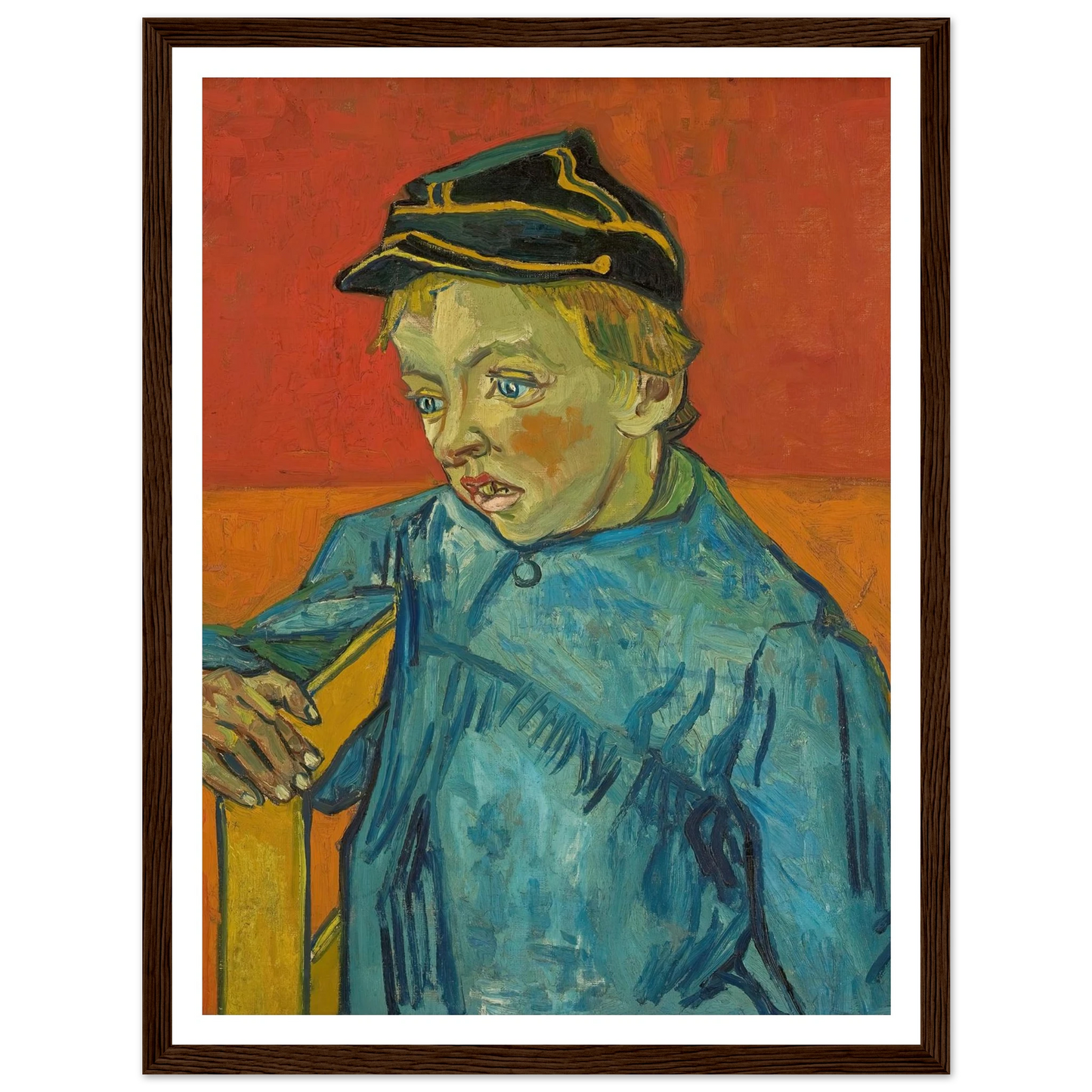 The Schoolboy (Camille Roulin) (1888) Art Print | Vincent van Gogh-Quipham Collections