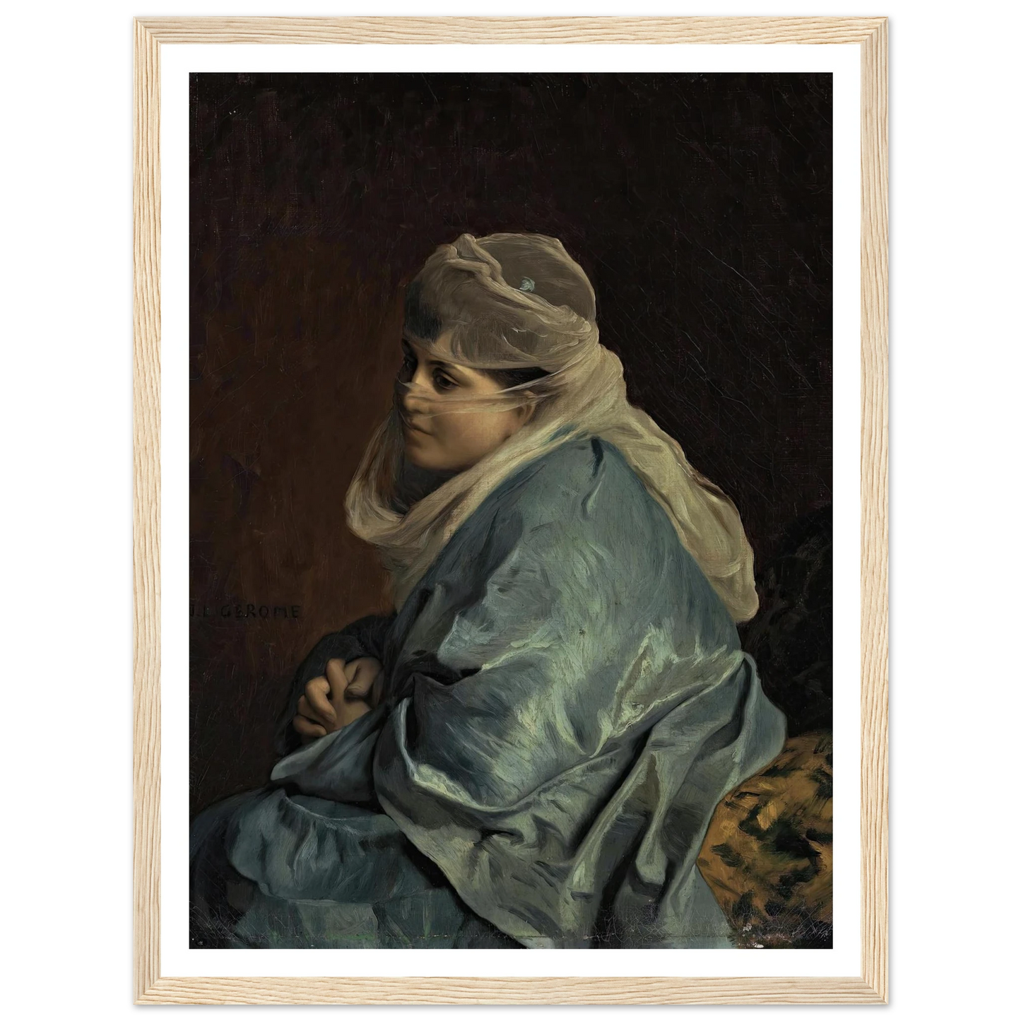 Woman of Constantinople Art Print | Jean Leon Gerome-Quipham Collections
