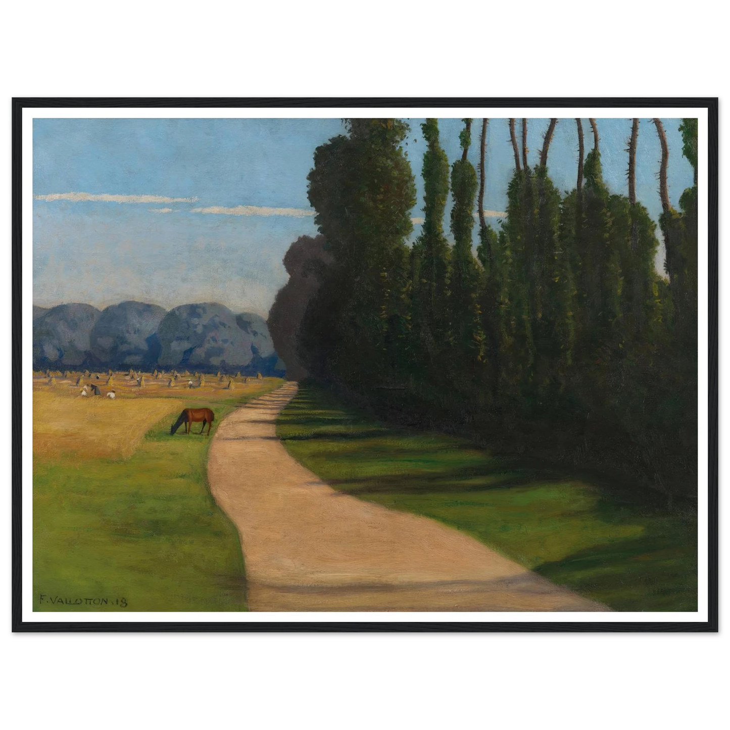 Chemin de la Croix-Rouge (1918) Art Print | Felix Vallotton-Quipham Collections