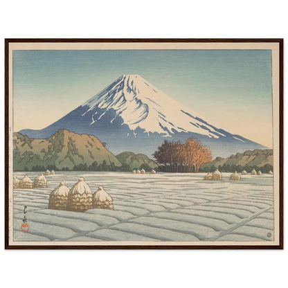 Izu Nagaoka shimo no asa (Frosty morning in Nagaoka, Izu) (1939) Art Print | Kawase Hasui-Quipham Collections