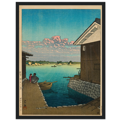 Hizen Yobuko no asa (Morning in Yobuko, Hizen) (1948) Art Print | Kawase Hasui-Quipham Collections