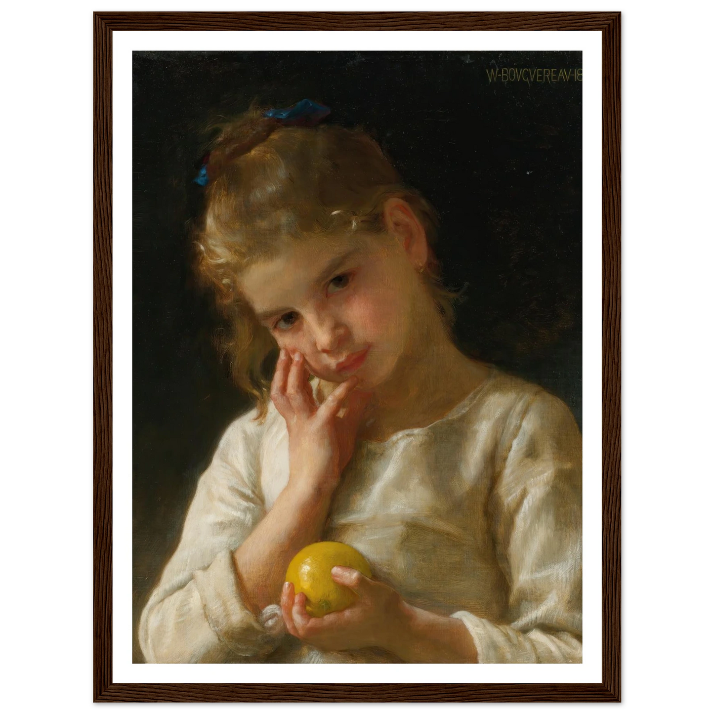 Le Citron (1899) Art Print | William Bouguereau-Quipham Collections