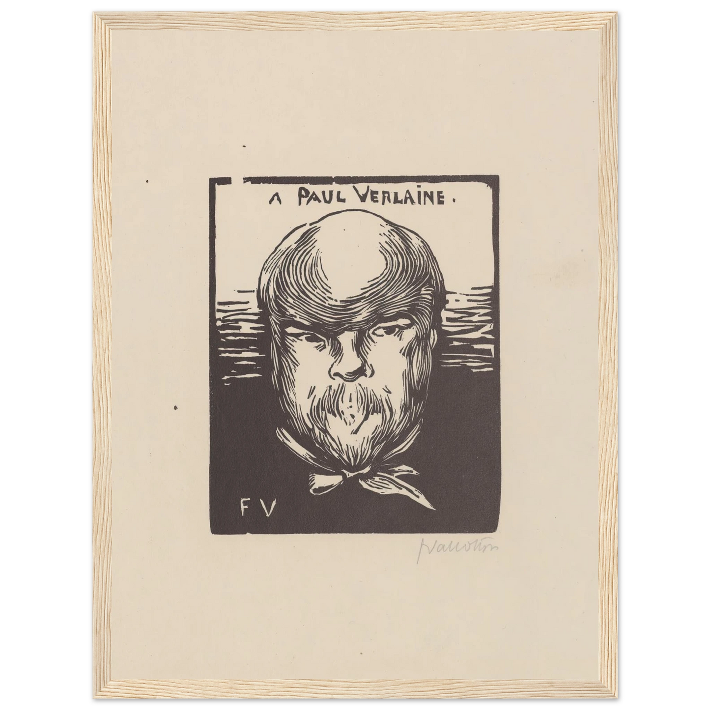 A Paul Verlaine (1891) Art Print | Felix Vallotton-Quipham Collections