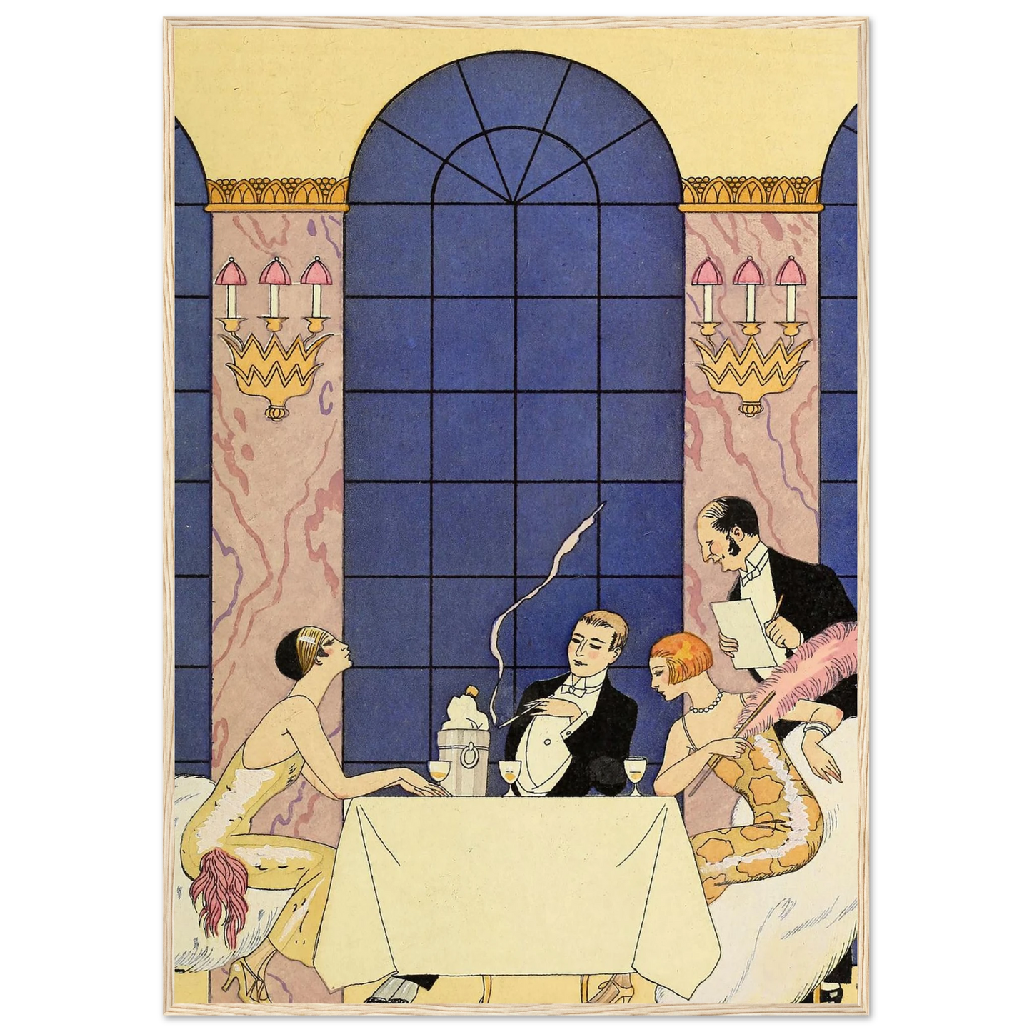 Falbalas et fanfreluches, La Gourmandise (1925) Art Print | George Barbier-Quipham Collections