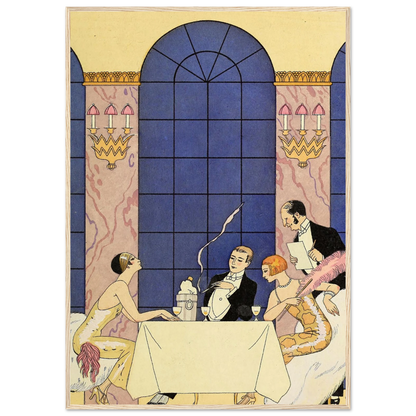 Falbalas et fanfreluches, La Gourmandise (1925) Art Print | George Barbier-Quipham Collections
