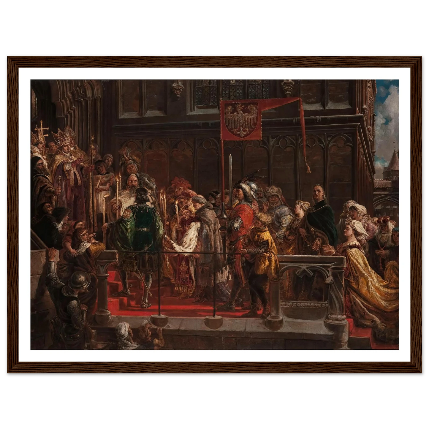 Baptism of Władysław Warneńczyk, 18 February 1425 (1881) Art Print | Jan Matejko-Quipham Collections