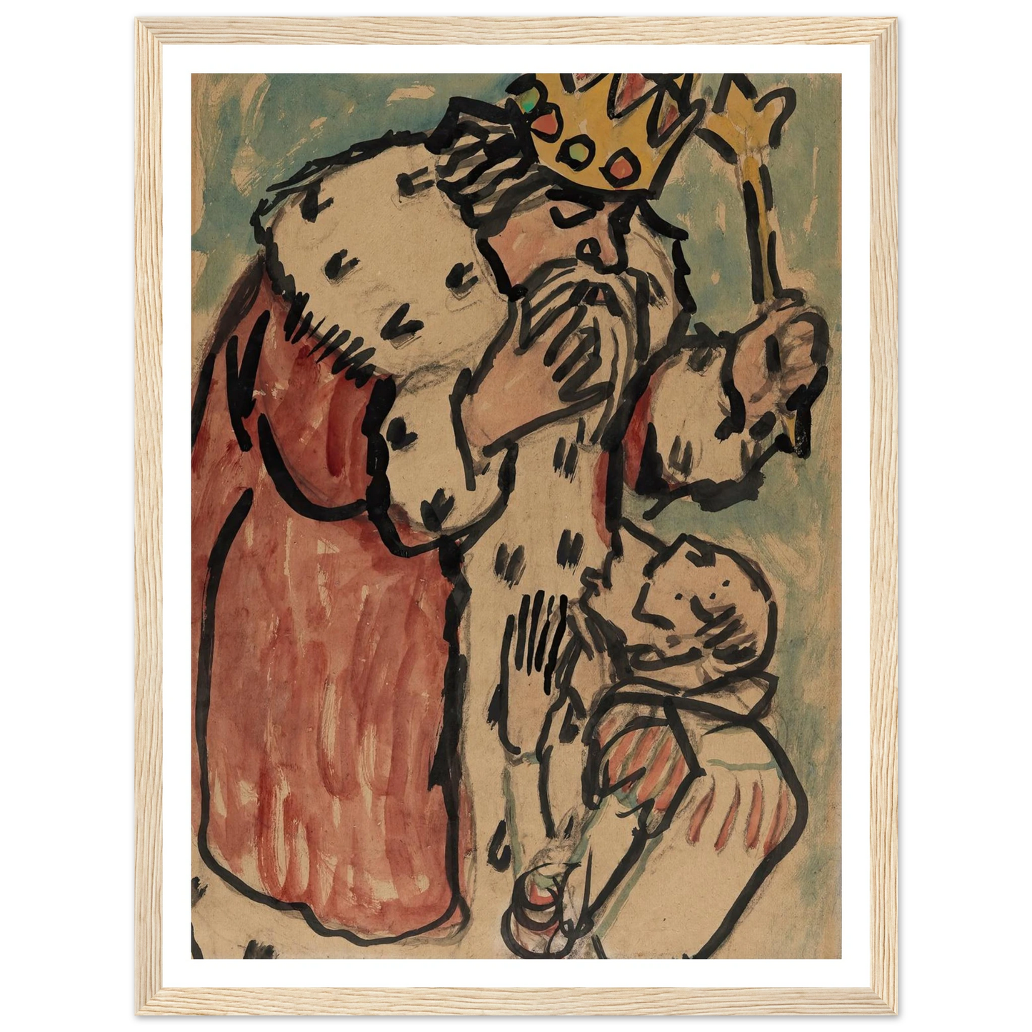 König (1910) Art Print | Christian Rohlfs-Quipham Collections