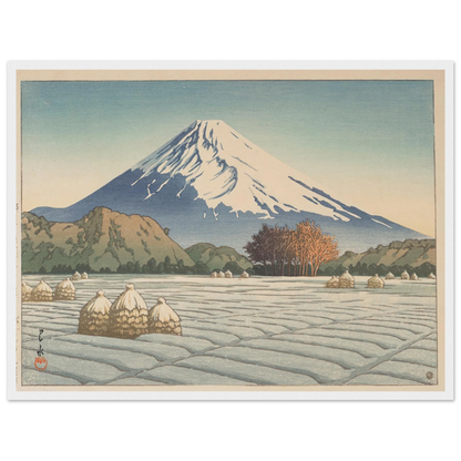 Izu Nagaoka shimo no asa (Frosty morning in Nagaoka, Izu) (1939) Art Print | Kawase Hasui-Quipham Collections