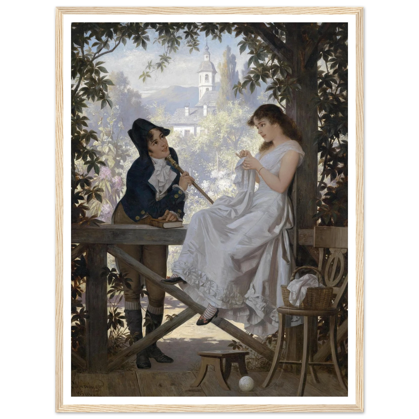 Das Stelldichein Art Print | Carl Schweninger Jr-Quipham Collections