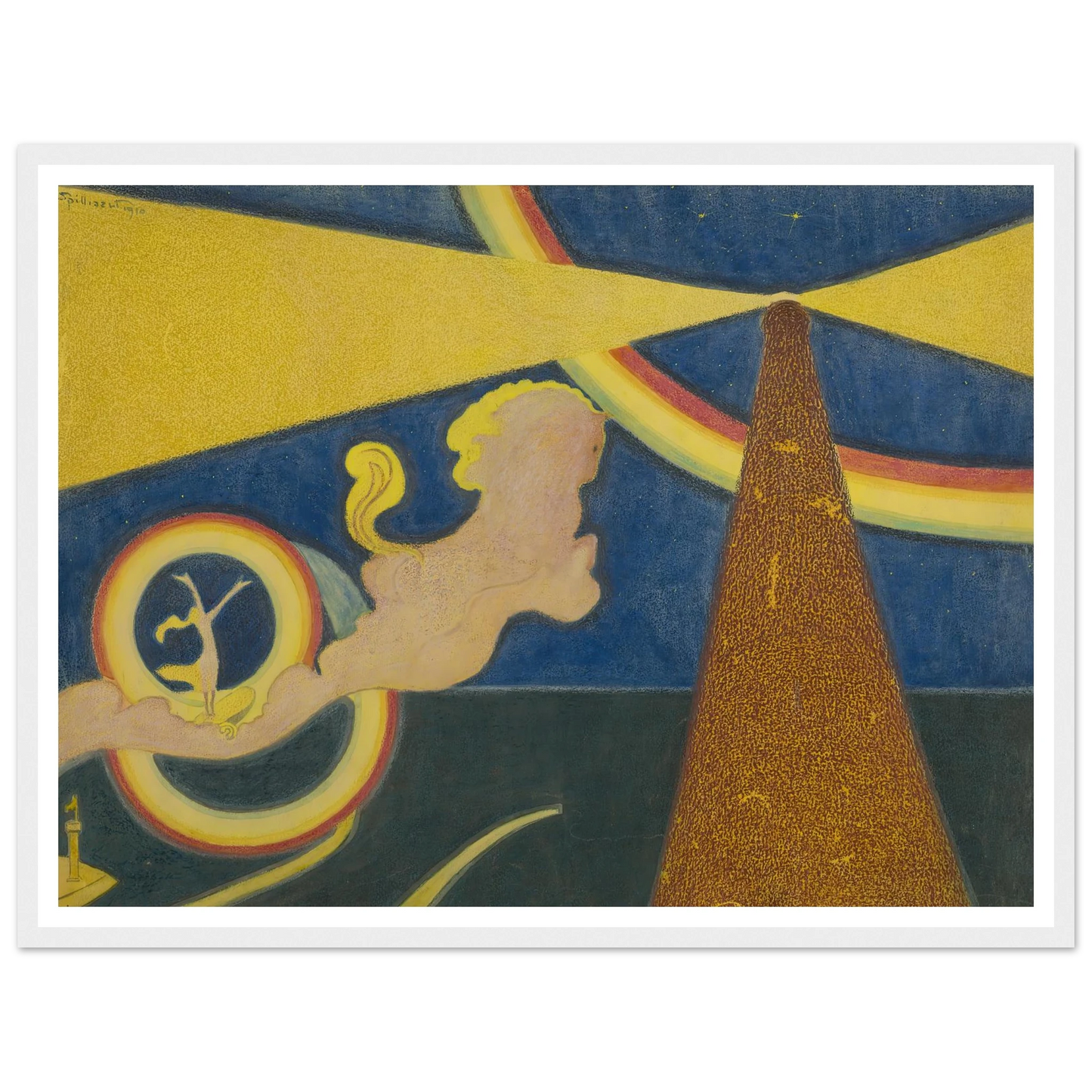 De vuurtoren (1910) Art Print | Leon Spilliaert-Quipham Collections