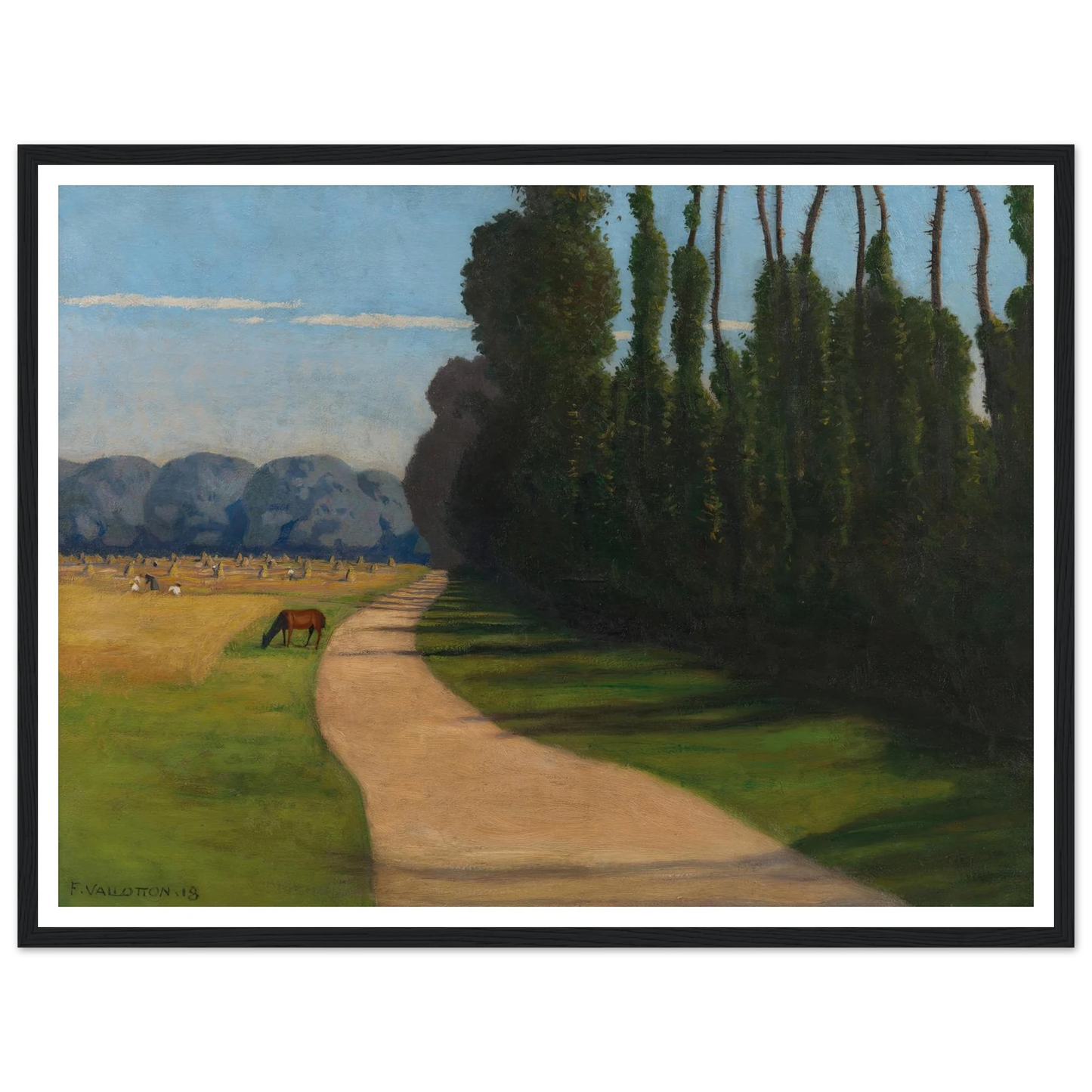Chemin de la Croix-Rouge (1918) Art Print | Felix Vallotton-Quipham Collections
