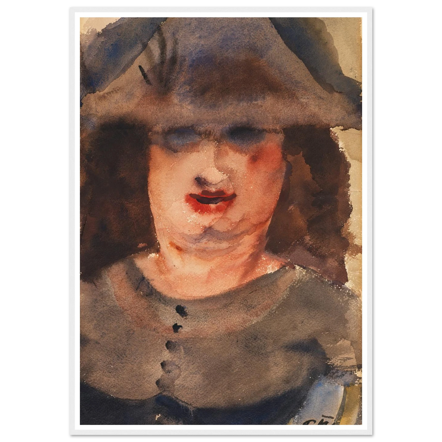 Frau (1925) Art Print | Paul Kleinschmidt-Quipham Collections