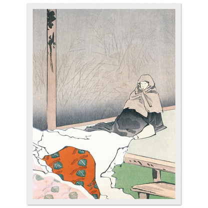 The Dancer Hotoke Gozen at Giōji (1897) Art Print | Kobayashi Kiyochika-Quipham Collections