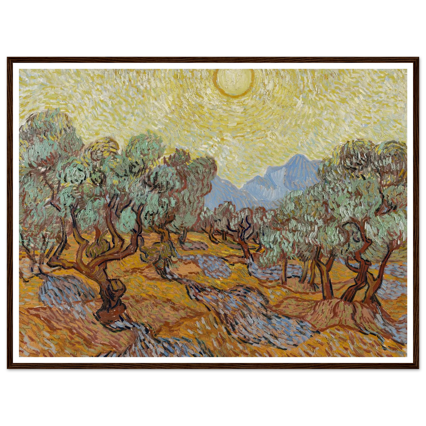 Olive Trees (1889) Art Print | Vincent van Gogh-Quipham Collections